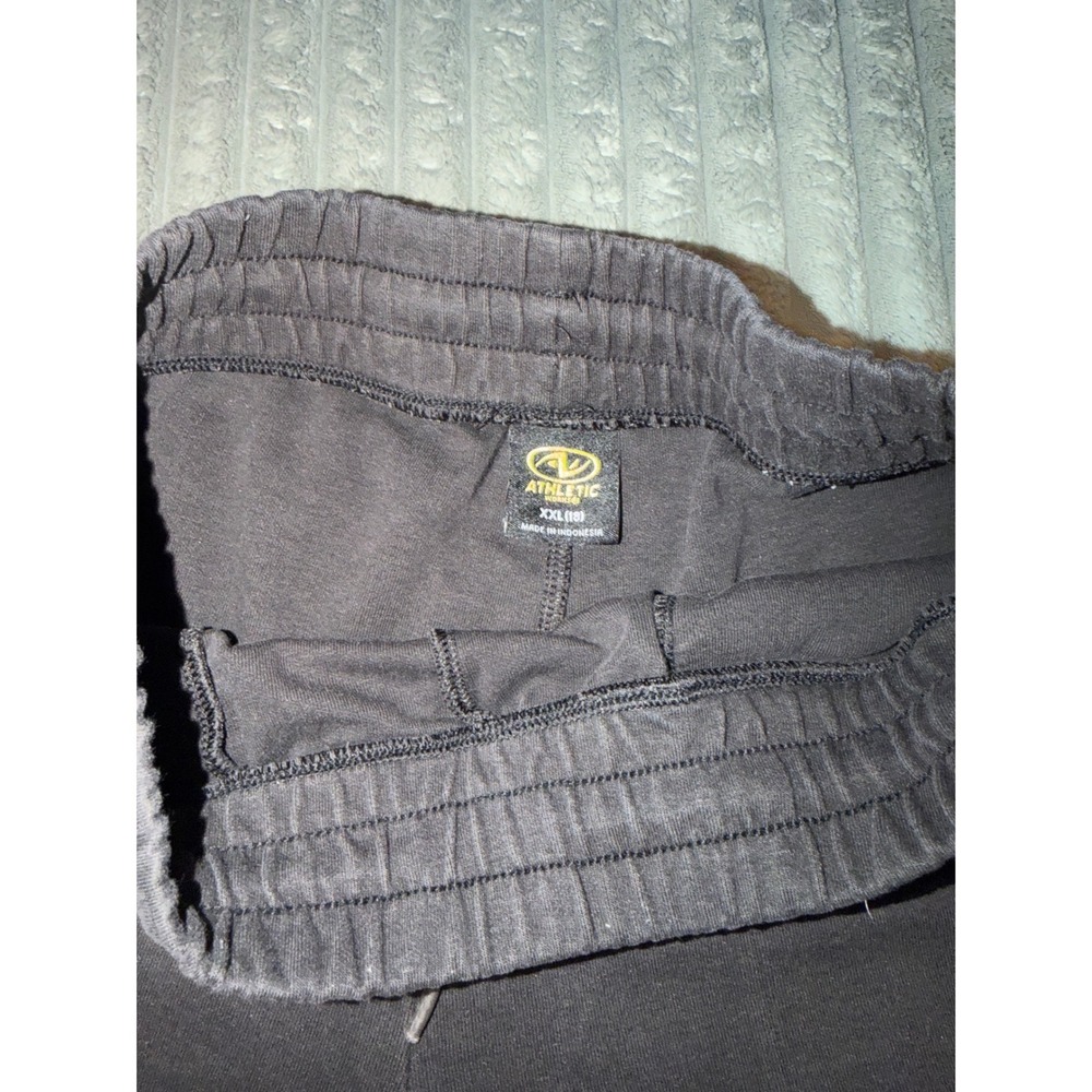 Athletic Works Boys Black Cargo Jogger Pants Sweatpants XXL 18 AW33100077219MC - Picture 2 of 6